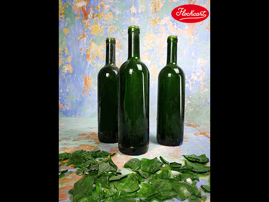 Bottiglie Vino da StuntMan - Colore Verde 